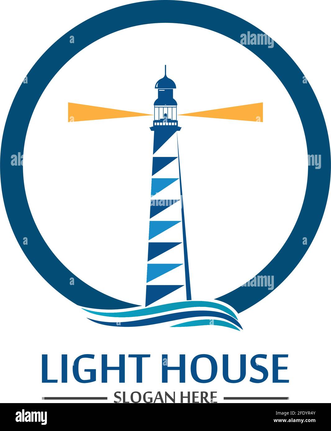 Lighthouse logo icon vector template Stock Vector Image & Art - Alamy