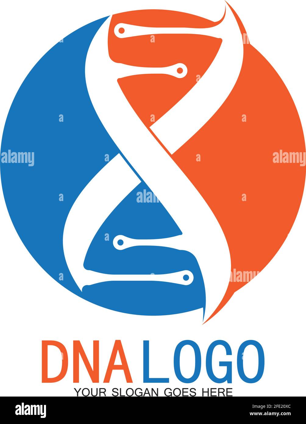 DNA vector logo design template.modern medical logotype.laboratory ...