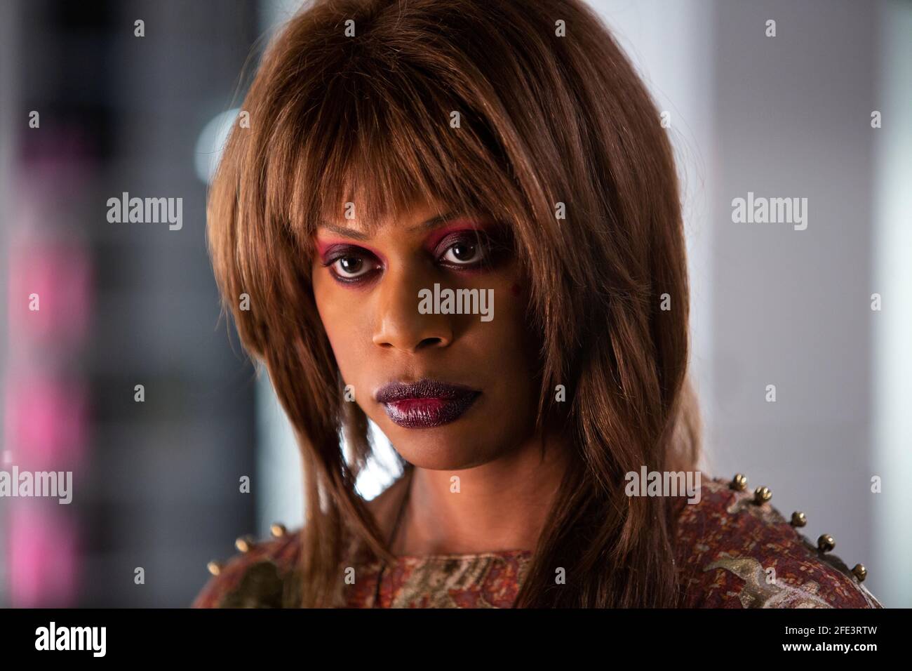 LAVERNE COX in BAD HAIR (2020), directed by JUSTIN SIMIEN. Credit: Culture Machine / Sight Unseen Pictures / Album Stock Photo