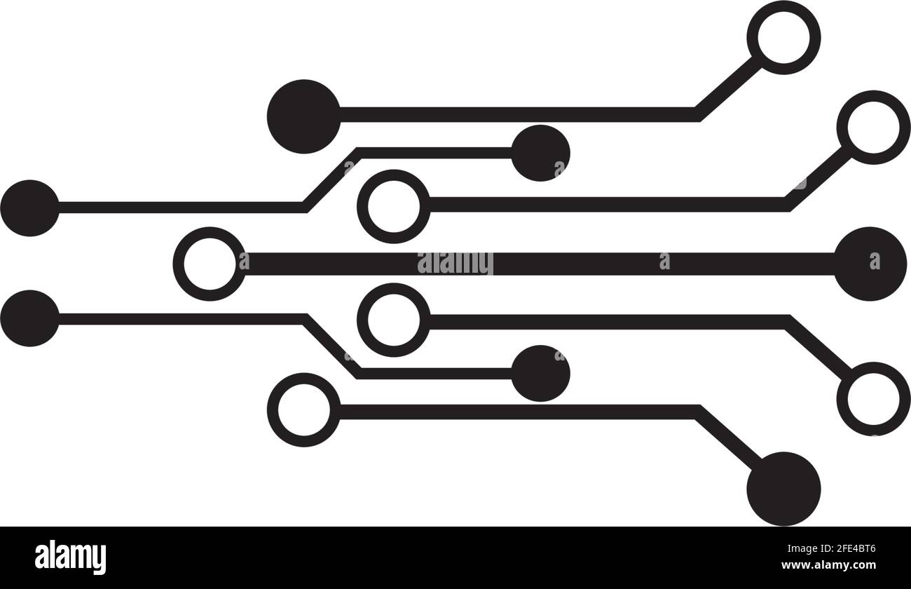Circuit Logo Template vector illustration icon design Stock Vector ...