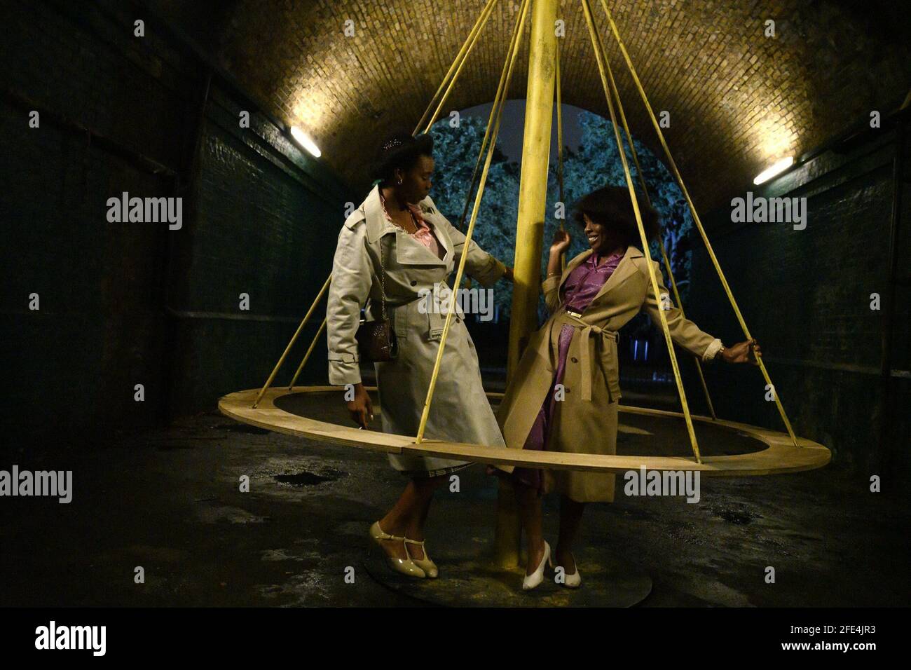SHANIQUA OKWOK and AMARAH-JAE ST. AUBYN in LOVERS ROCK (2020) -Original title: SMALL AXE LOVERS ROCK-, directed by STEVE MCQUEEN. Credit: BBC FILMS / Album Stock Photo
