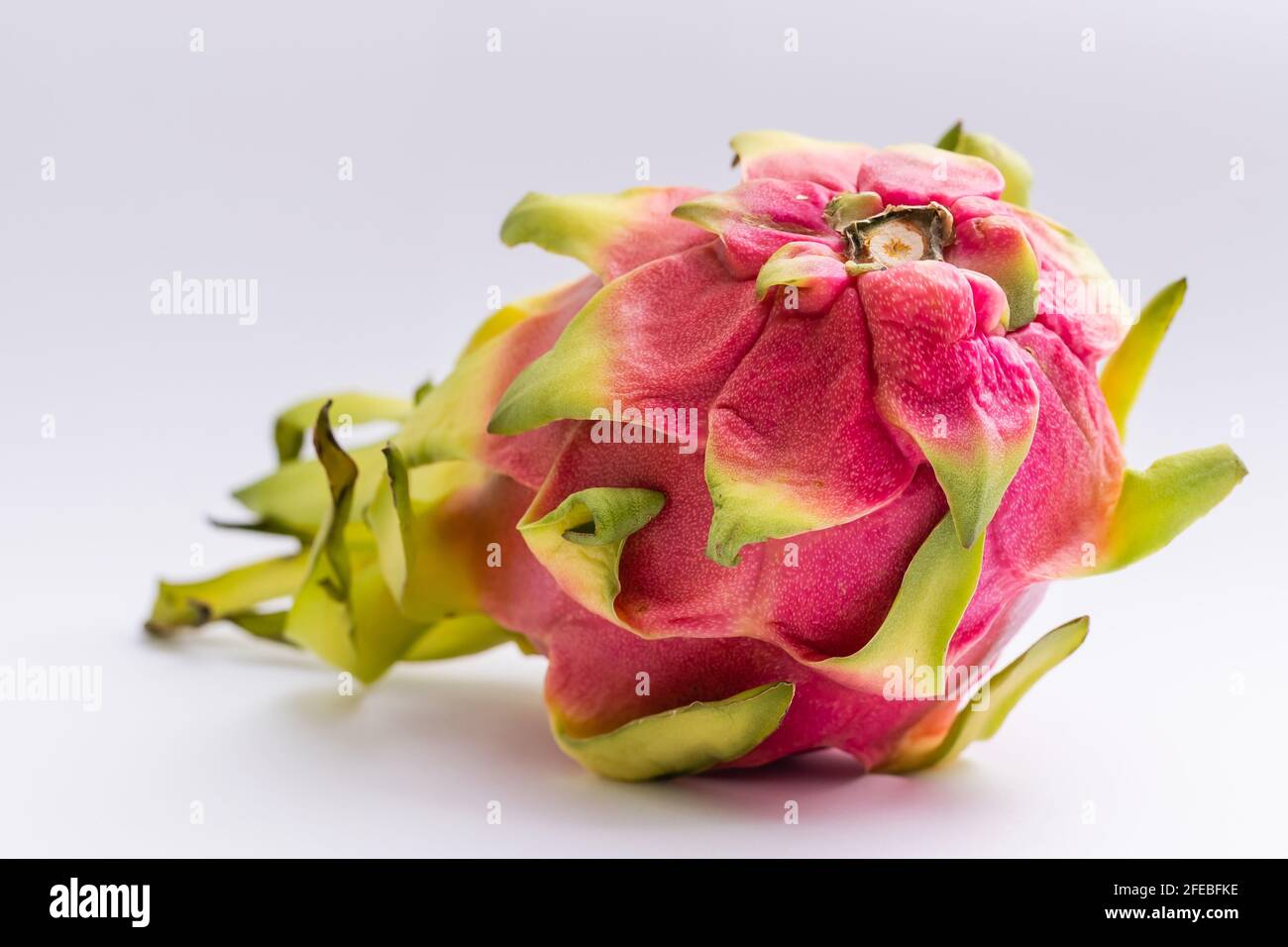 Dragon fruit, pitaya isolated on white background with clipping path Stock Photo