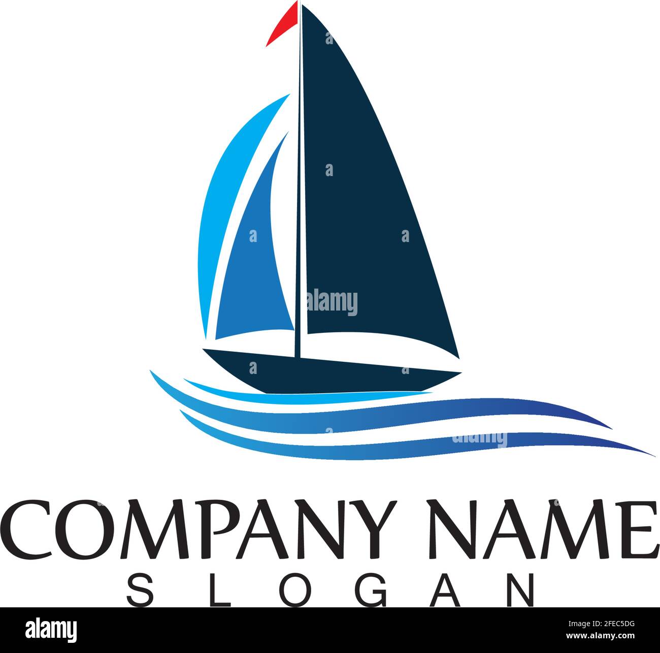 ocean cruise linear ship silhouette simple linear logo-vector Stock Vector