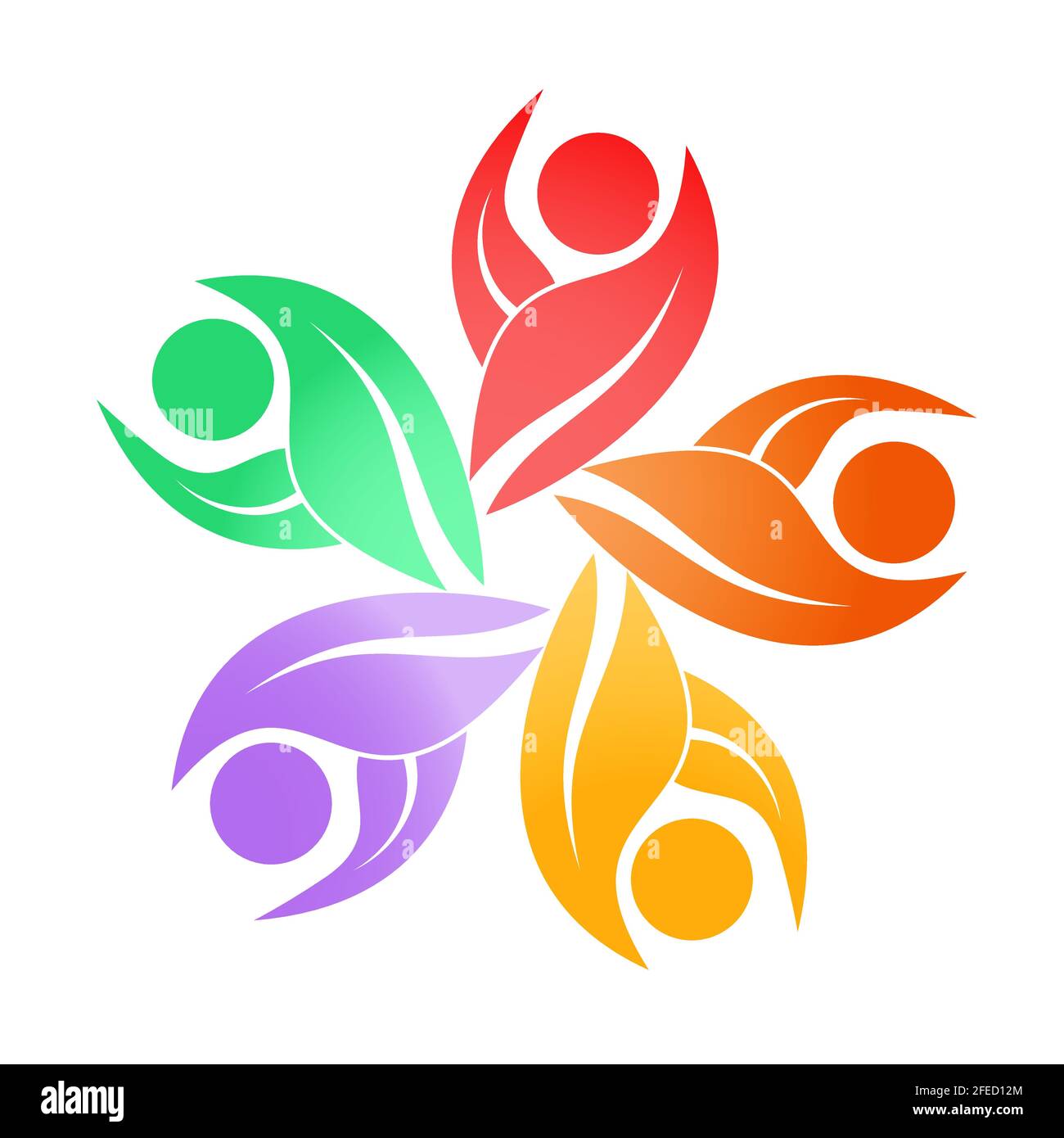 flower logo design in coreldraw