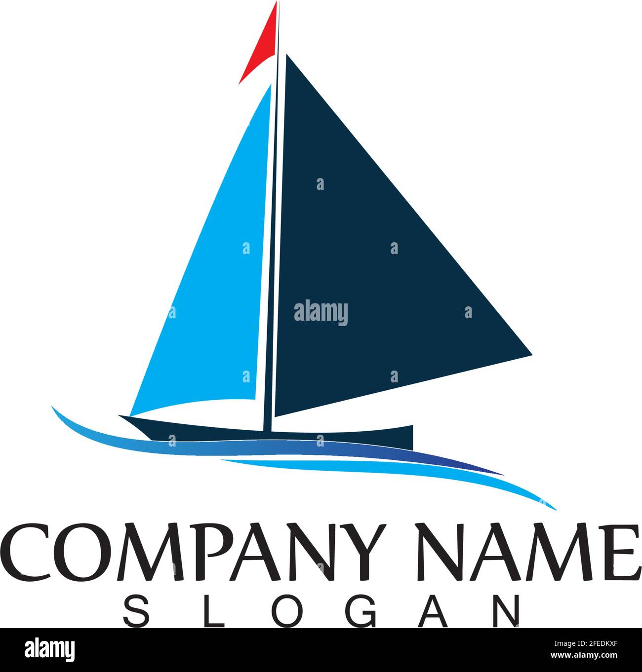 ocean cruise linear ship silhouette simple linear logo-vector Stock Vector