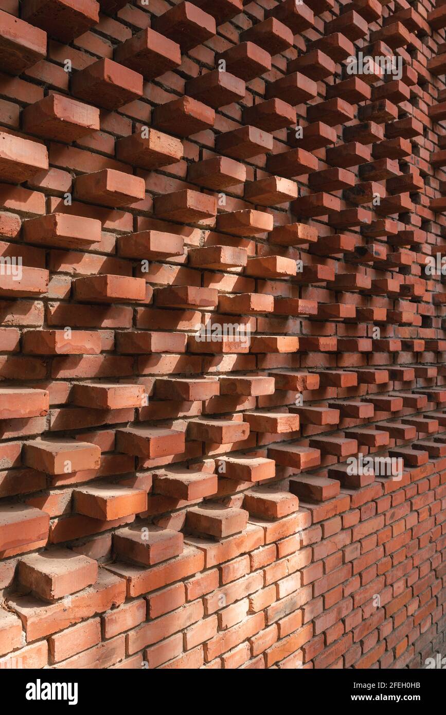 Traditional red brick wall background Stock Photo Alamy