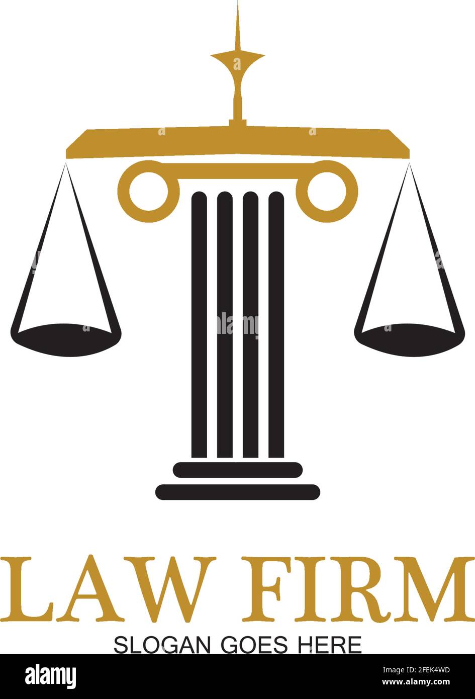 Law Firm logo and icon design template-vector Stock Vector Image & Art -  Alamy