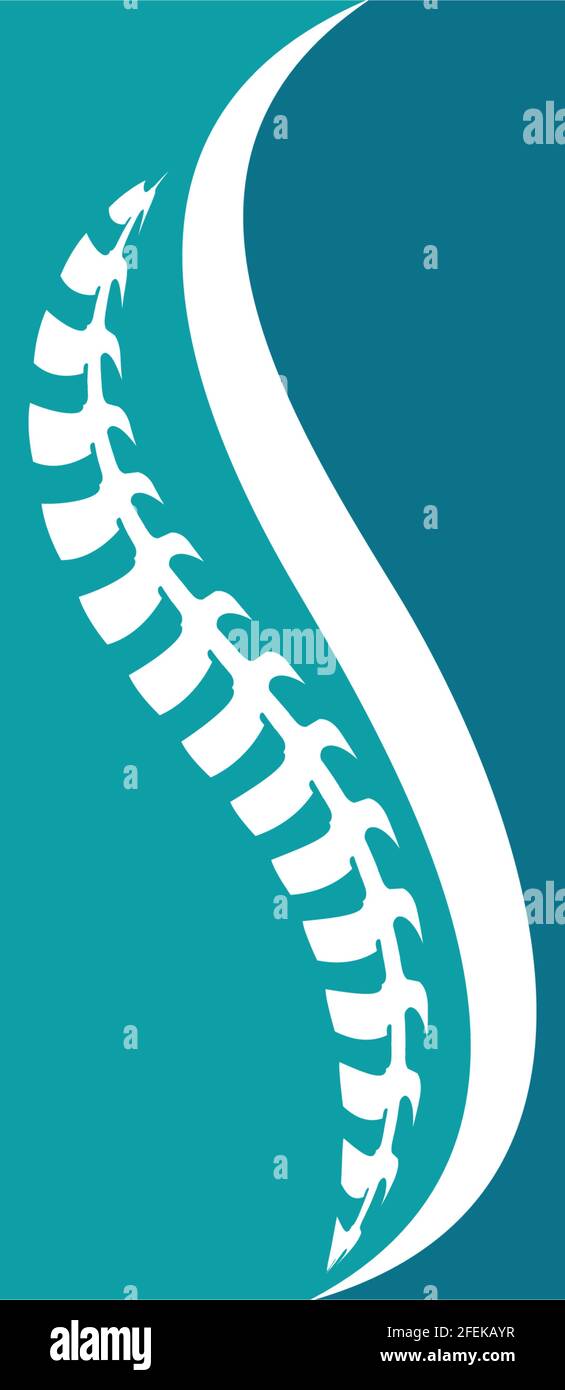 Spine diagnostics symbol logo template vector illustration design Stock Vector