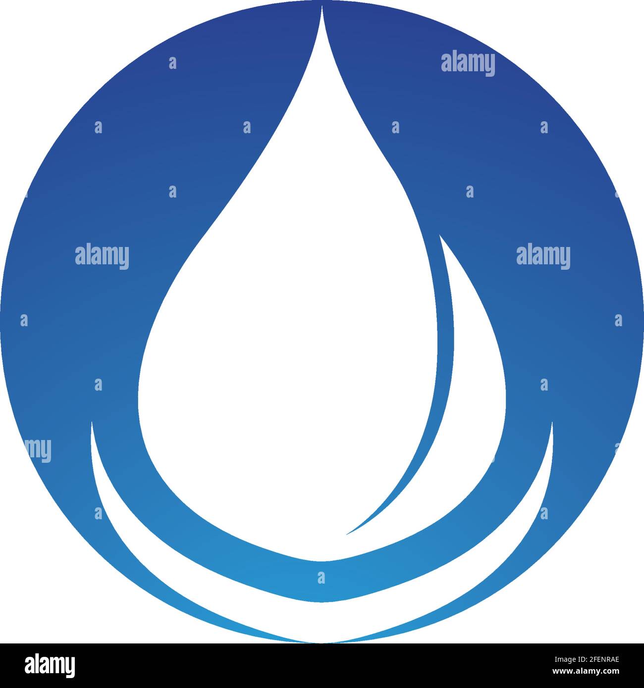 Water drop Logo Template vector illustration design Stock Vector
