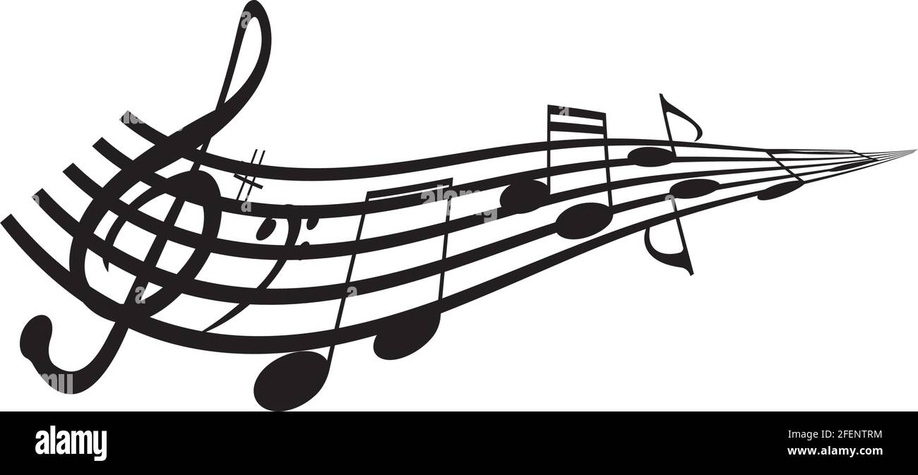 Music note Icon Vector illustration design Stock Vector Image & Art - Alamy
