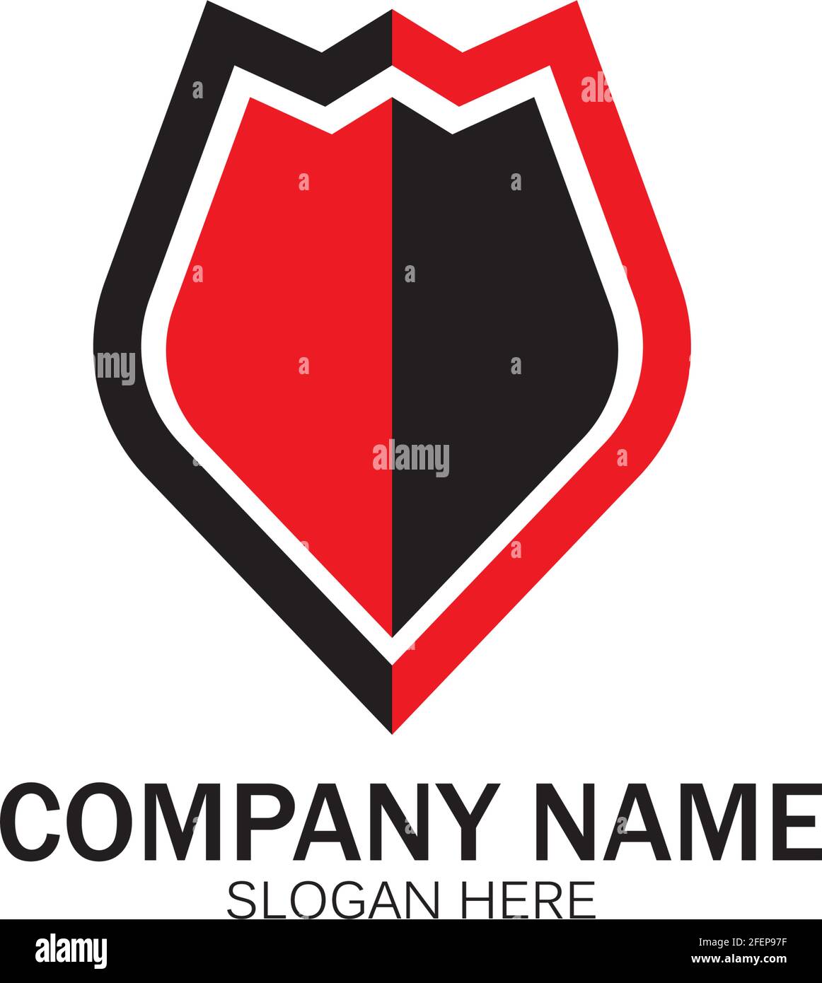 shield logo design vector,shield emblem logo template,logosymbol icon-vector Stock Vector