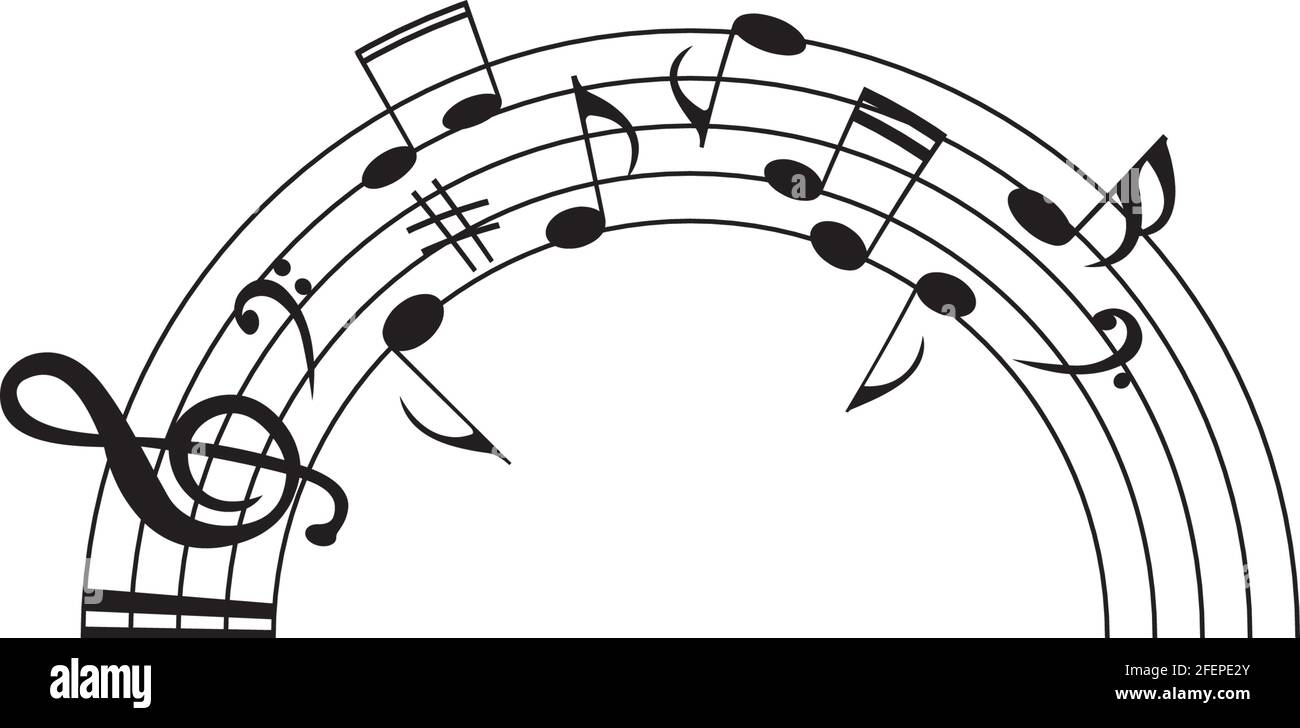 Music note Icon Vector illustration design Stock Vector Image & Art - Alamy