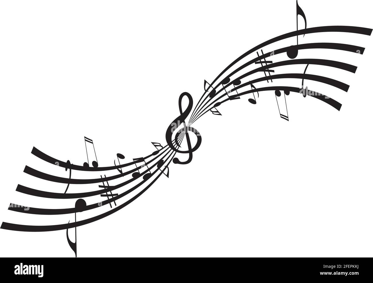 Music note Icon Vector illustration design Stock Vector Image & Art - Alamy