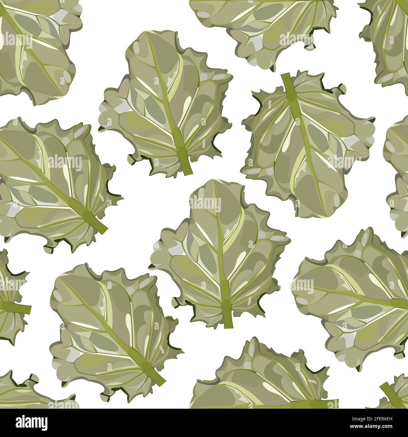 seamless patterns of leaves on a white background Stock Vector Image ...