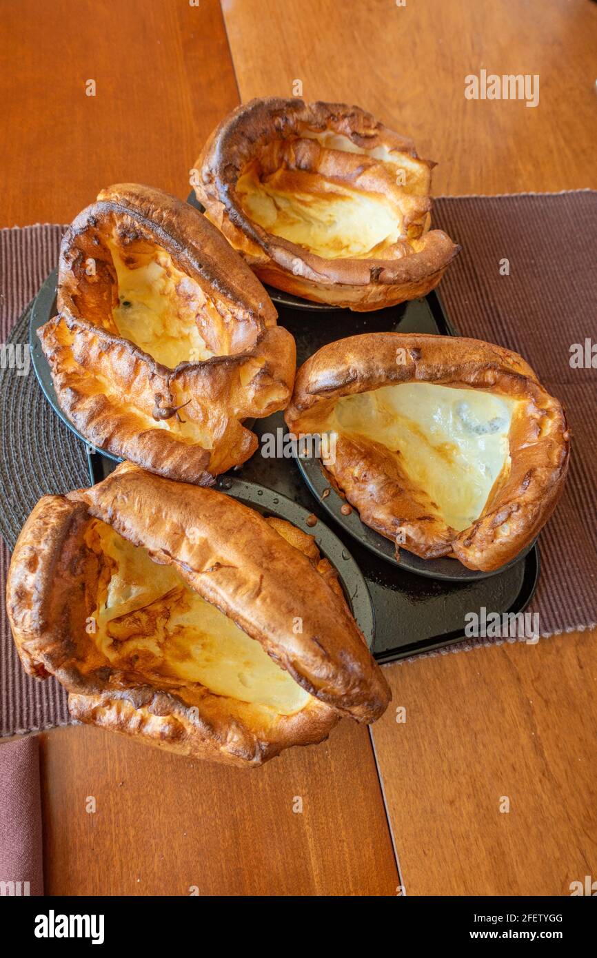 Giant Yorkshire puddings Stock Photo Alamy