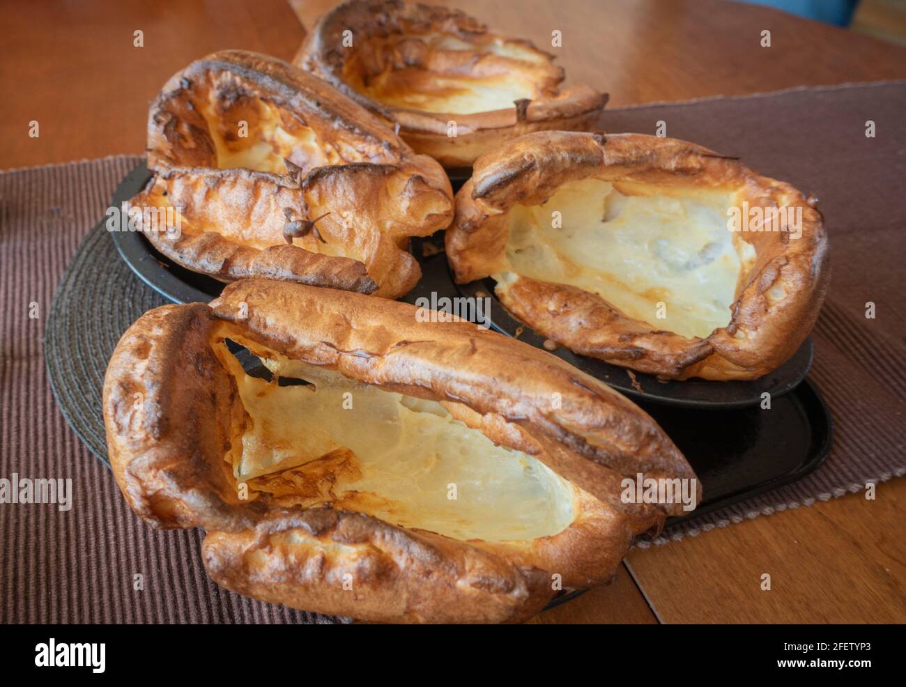 Giant Yorkshire puddings Stock Photo Alamy
