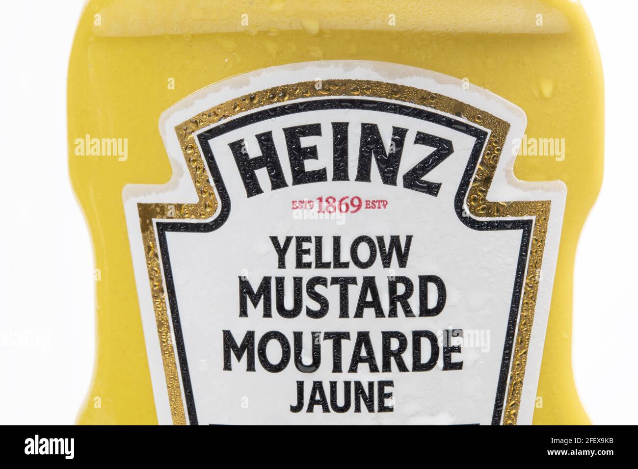 Heinz Mustard Label