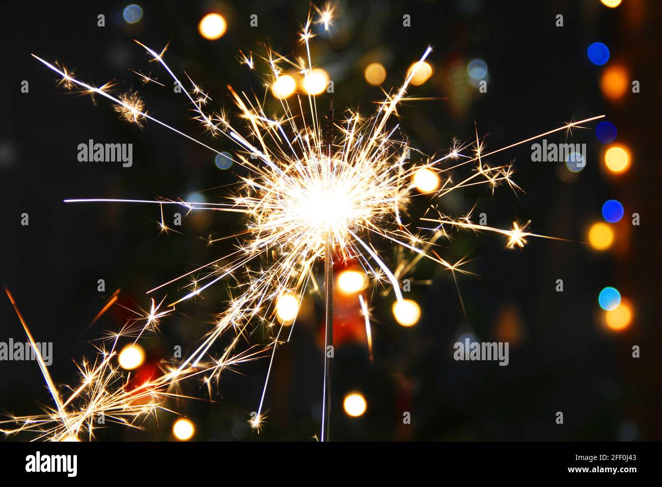 Lights. Sparks. Christmas background. Christmas lights close up. Celebration Stock Photo Alamy