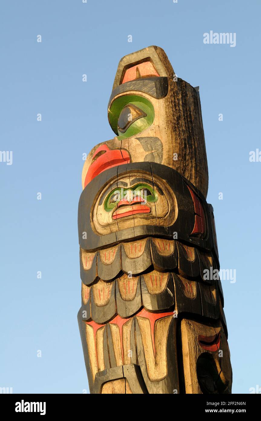 Spirit Bear Totem Pole