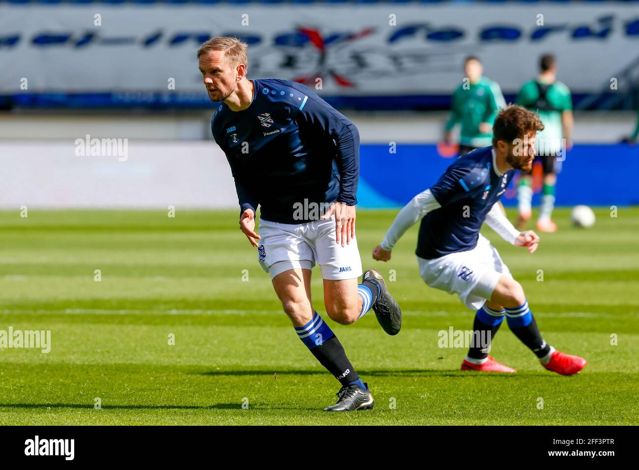 Heerenveen Netherlands April 24 Siem De Jong Of Sc Heerenveen During The Dutch Eredivisie Match Between Sc Heerenveen And Pec Zwolle At Abe Lenstr Stock Photo Alamy