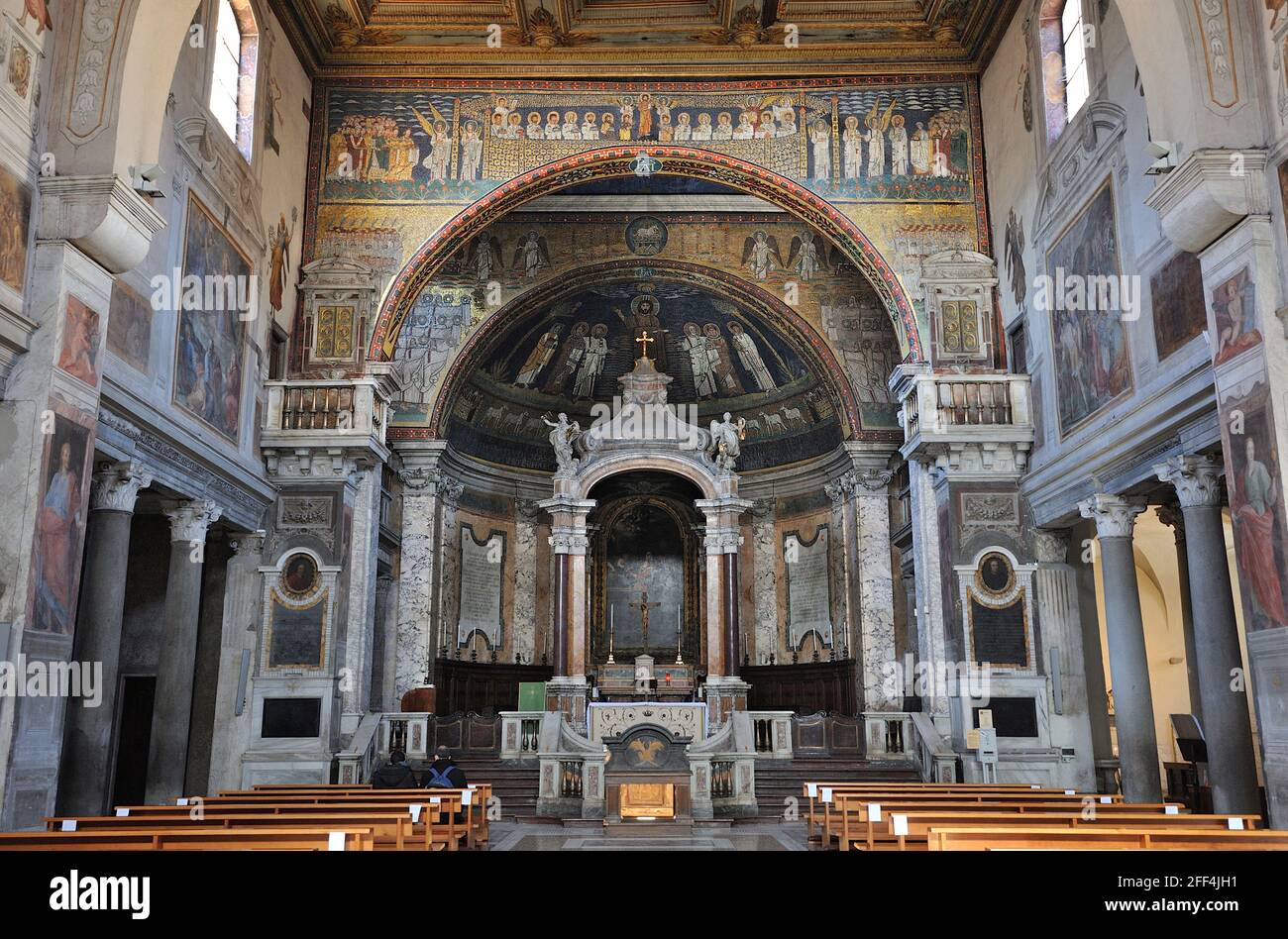 italy, Rome, basilica di Santa Prassede Stock Photo