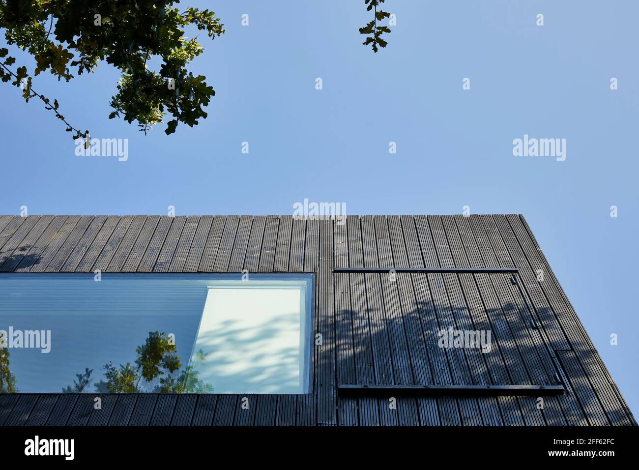 Exterior of house. Ed's Shed 2020, London, United Kingdom. Architect: Adjaye Associates , 2007. Stock Photo