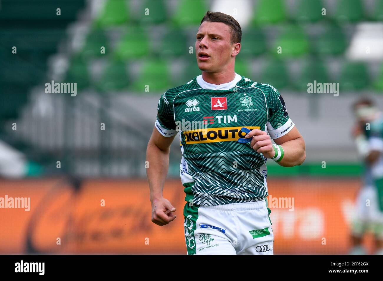 Treviso, Italy. 24th Apr, 2021. Benetton Treviso vs Glasgow Warriors, Rugby  Guinness Pro 14 match in Treviso, Italy, April 24 2021 Credit: Independent  Photo Agency/Alamy Live News Stock Photo - Alamy