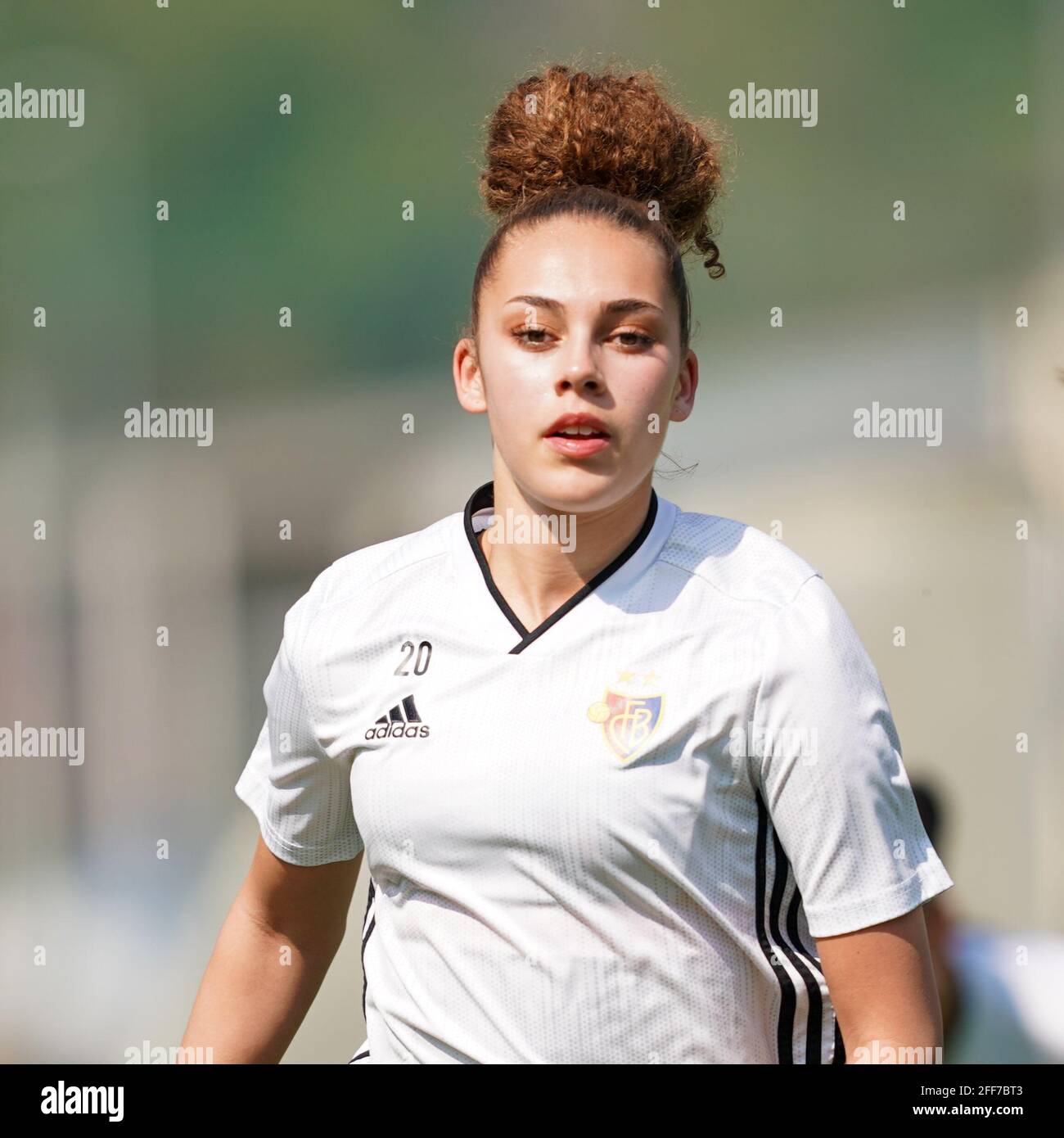 24.04.2021, Lugano, Stadio Comunale Cornaredo, 1/4 final - Swiss Cup women: FC  Lugano Femminile - FC Basel 1893, inside view of the stadium  (Switzerland/Croatia OUT Stock Photo - Alamy