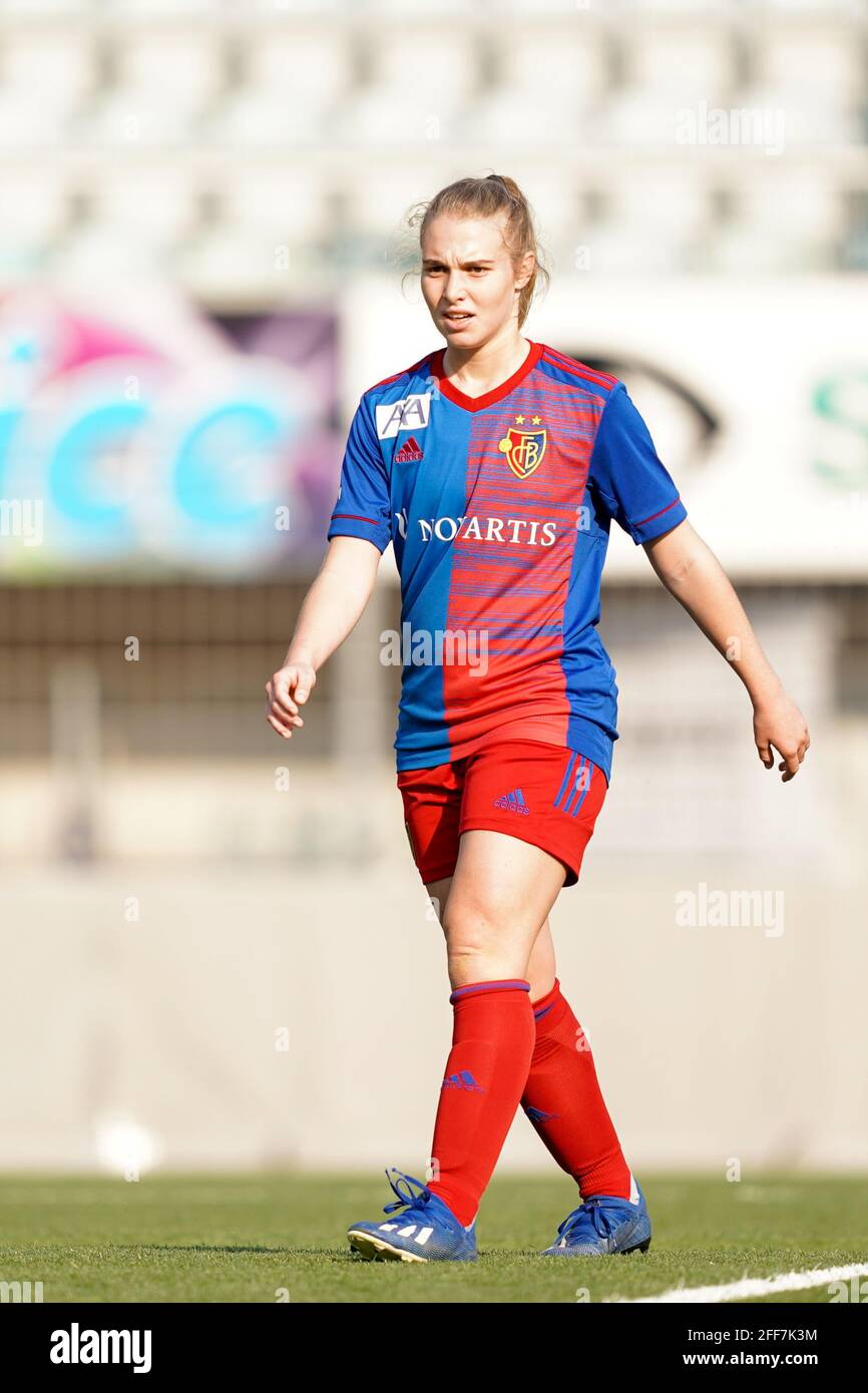 Lugano, Switzerland. 24th Apr, 2021. 24.04.2021, Lugano, Stadio Comunale  Cornaredo, 1/4 final - Swiss Cup women: FC Lugano Femminile - FC Basel  1893, interior view of the Stadio Communale Cornaredo (Switzerland/Croatia  OUT)