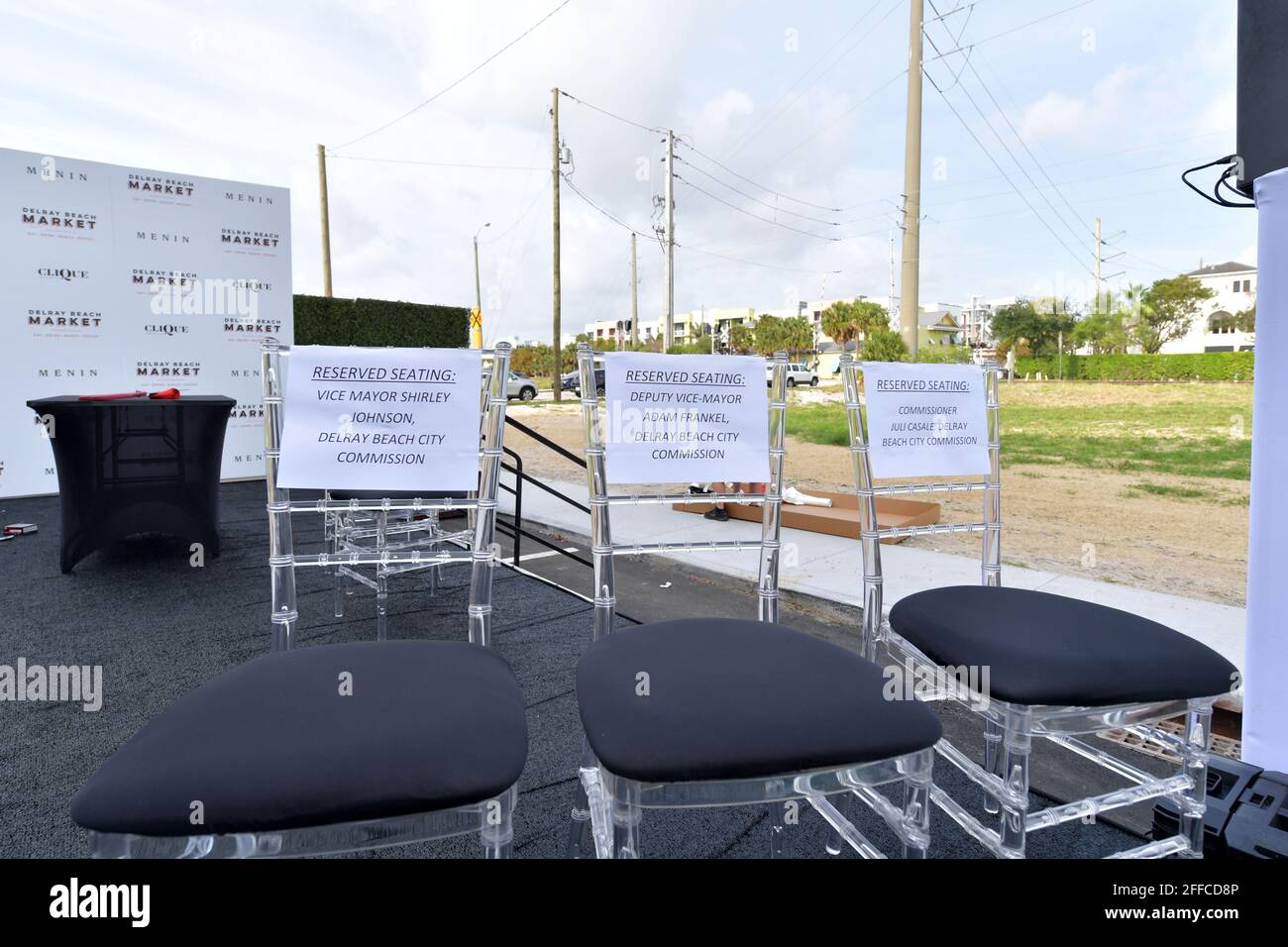 DELRAY BEACH, FL APRIL 24 Florida Governor Ron DeSantis attends the