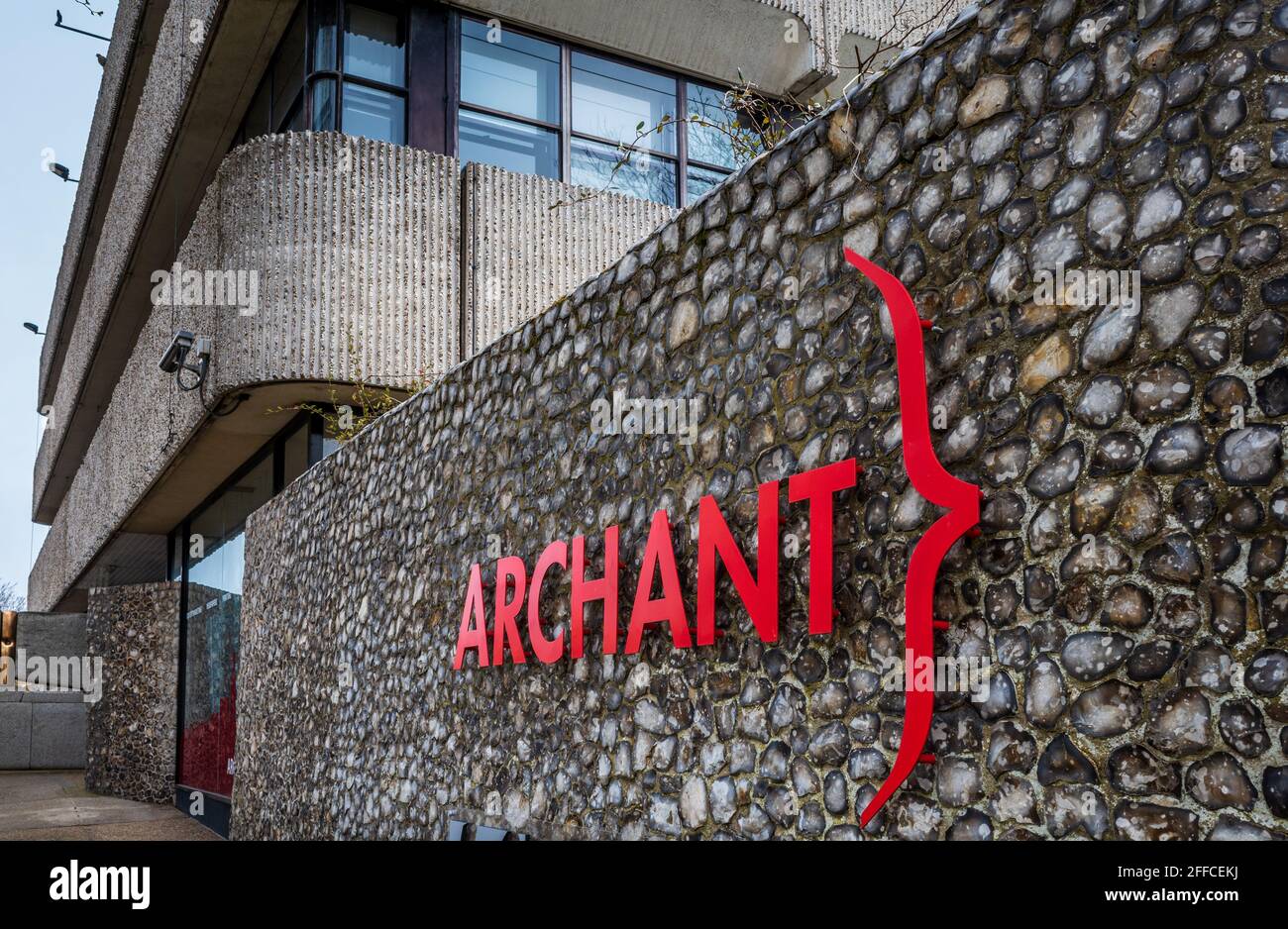 Archant Head office Norwich - a newspaper and magazine publishing company based in Norwich, founded 1845, formerly Eastern Counties Newspapers Group Stock Photo
