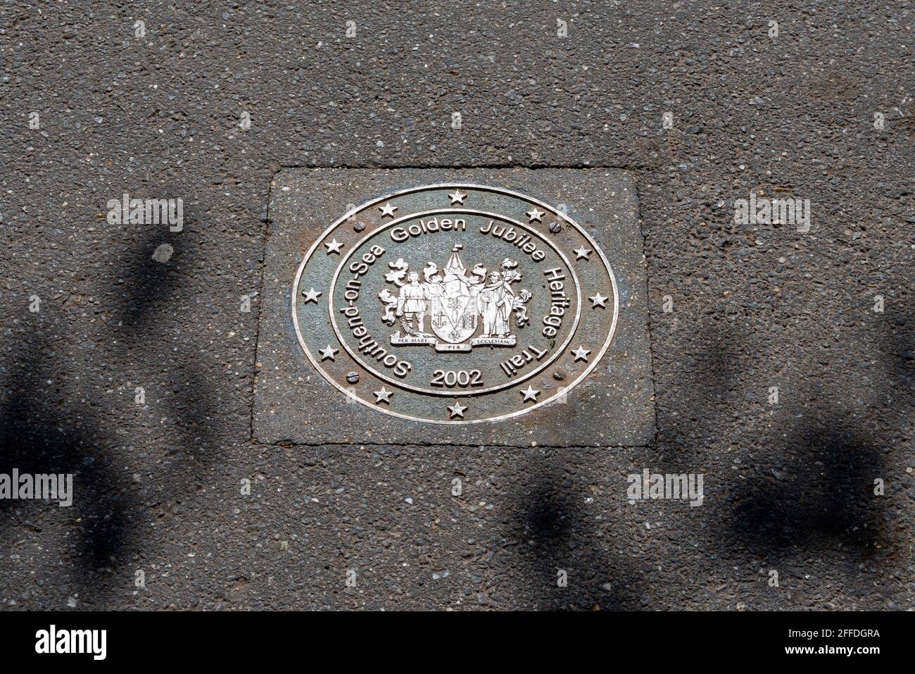 Golden Jubilee Heritage Trail 2002 in Southend on Sea, Essex, UK