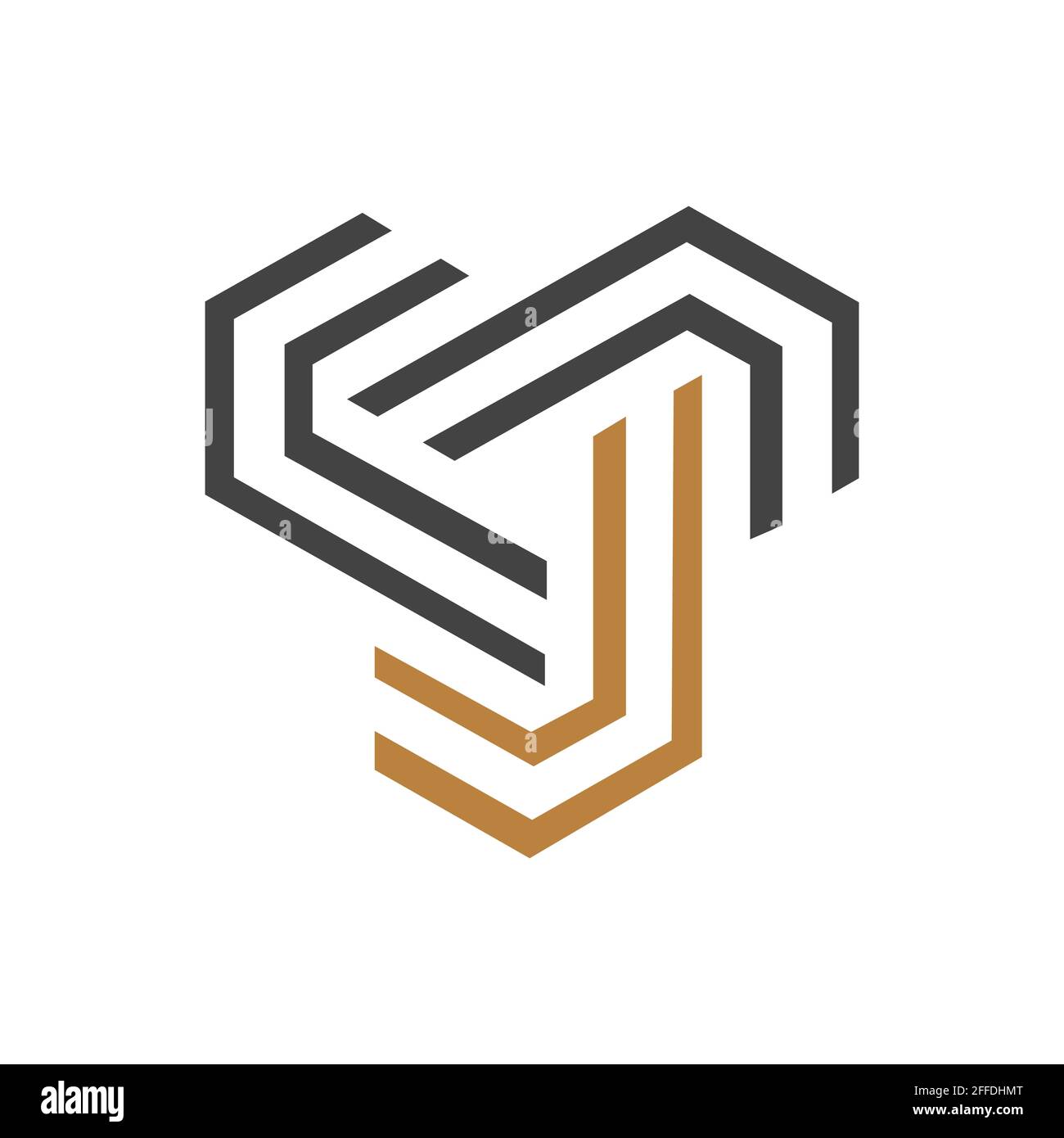 Initial tj letter logo vector template design. Linked letter jt logo ...