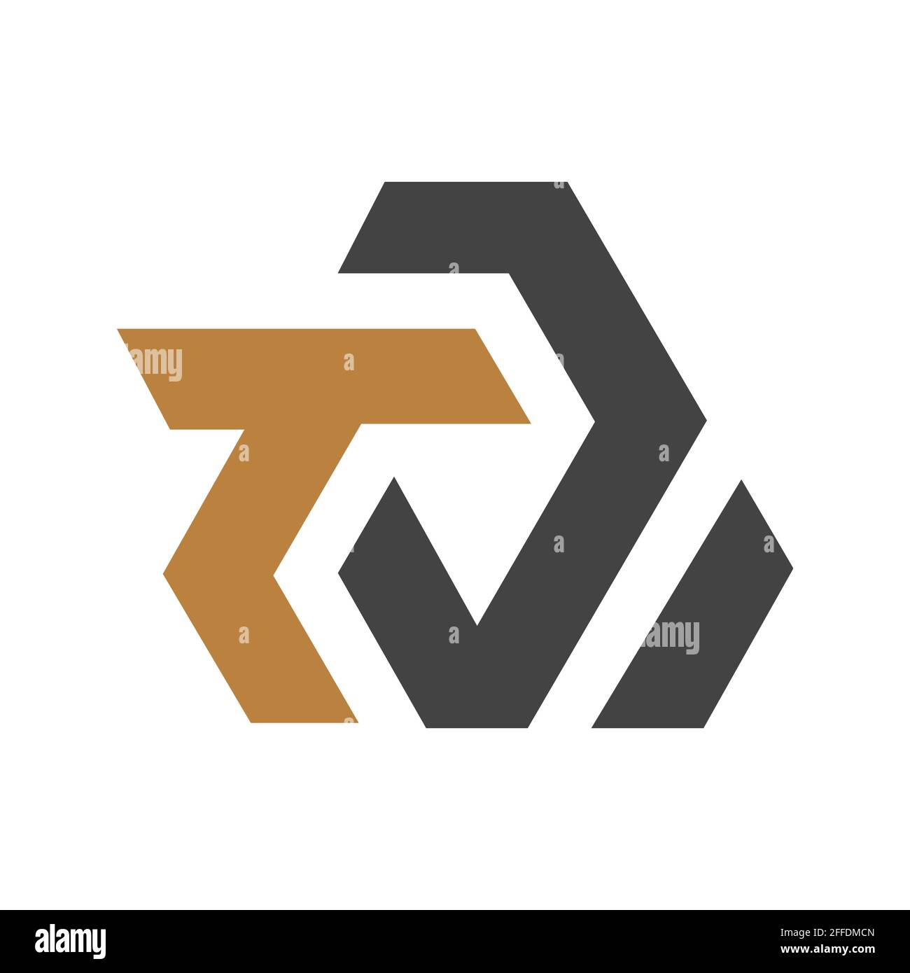 Initial tj letter logo vector template design. Linked letter jt logo ...