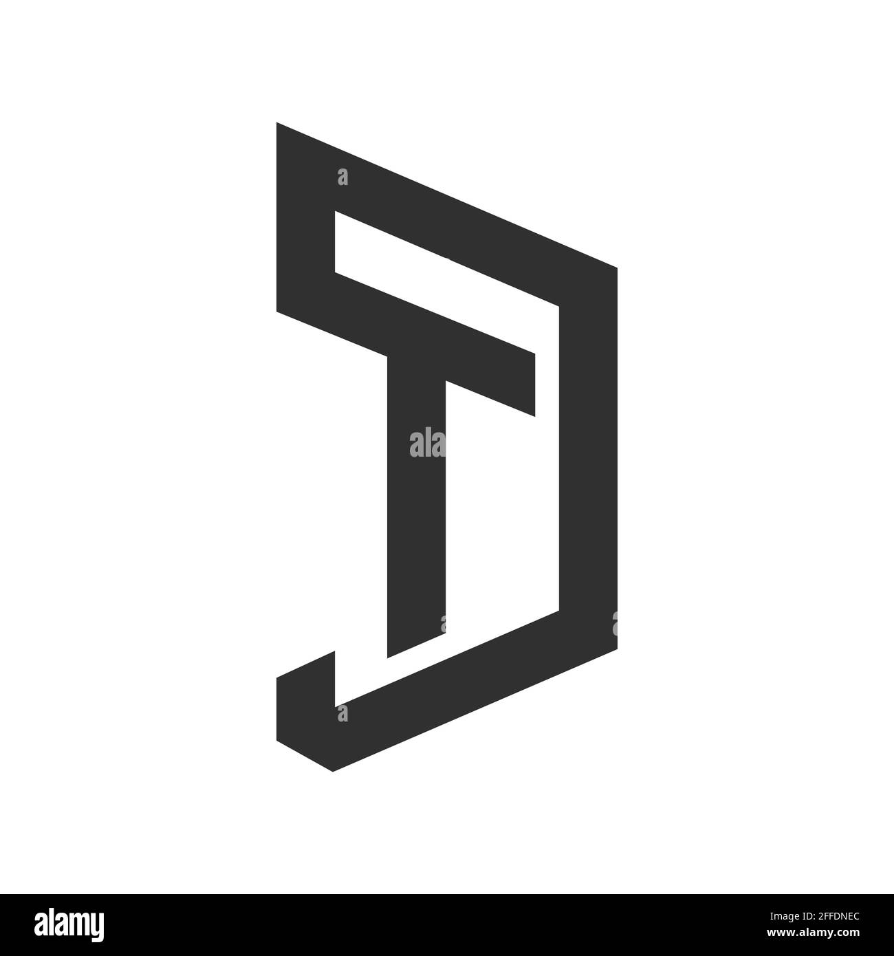 Initial tj letter logo vector template design. Linked letter jt logo ...