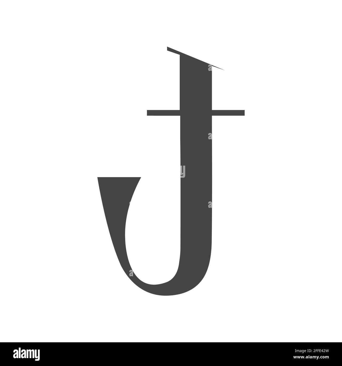 Initial tj letter logo vector template design. Linked letter jt logo ...