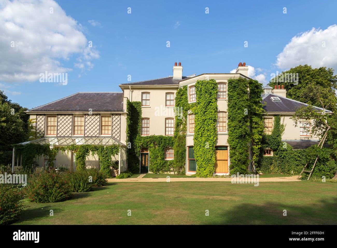 Charles Darwin's house, Downe Cottage, Downe, Kent, England, UK Stock Photo