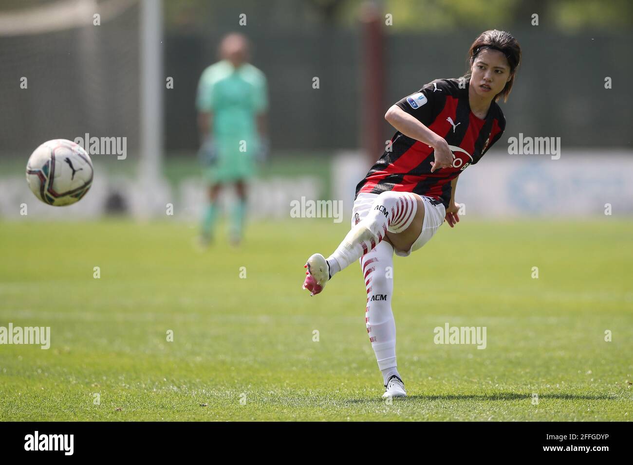 Yui Hasegawa (AC Milan) during AC Milan vs ACF Fiorentina femminile,  Italian football Serie A Women match, - Photo .LiveMedia/Francesco  Scaccianoce Stock Photo - Alamy