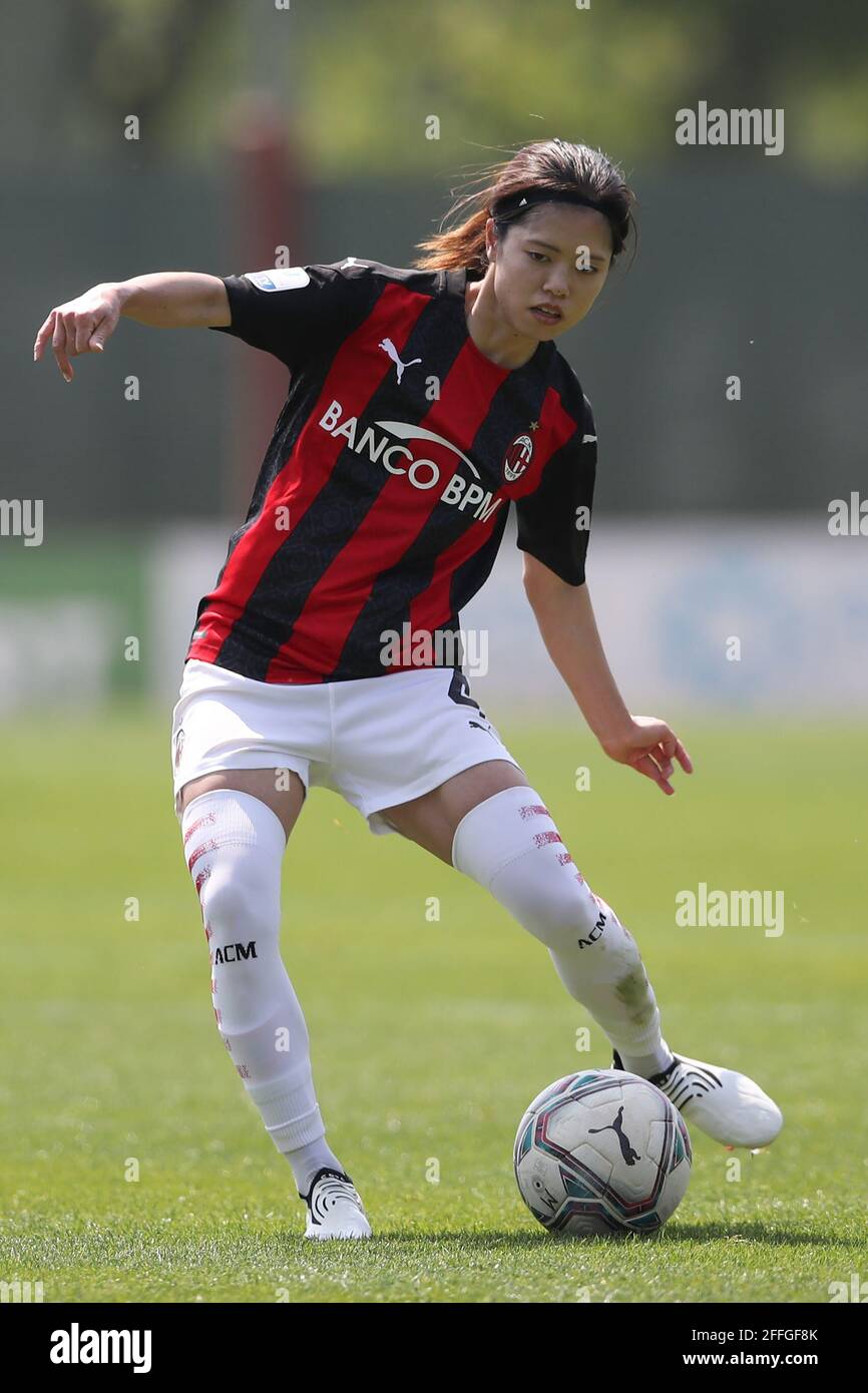 Yui Hasegawa (AC Milan) during AC Milan vs ACF Fiorentina femminile,  Italian football Serie A Women match, - Photo .LiveMedia/Francesco  Scaccianoce Stock Photo - Alamy