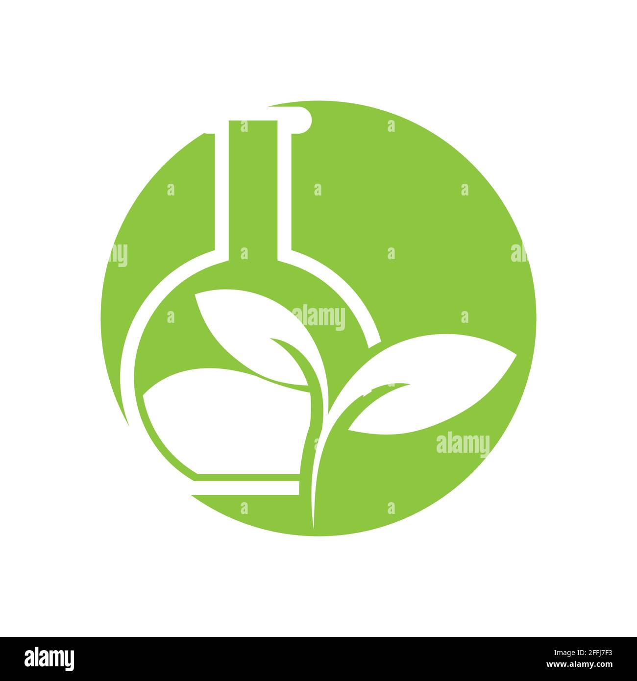 Natural medicine logo vector illustration design template Stock Vector ...