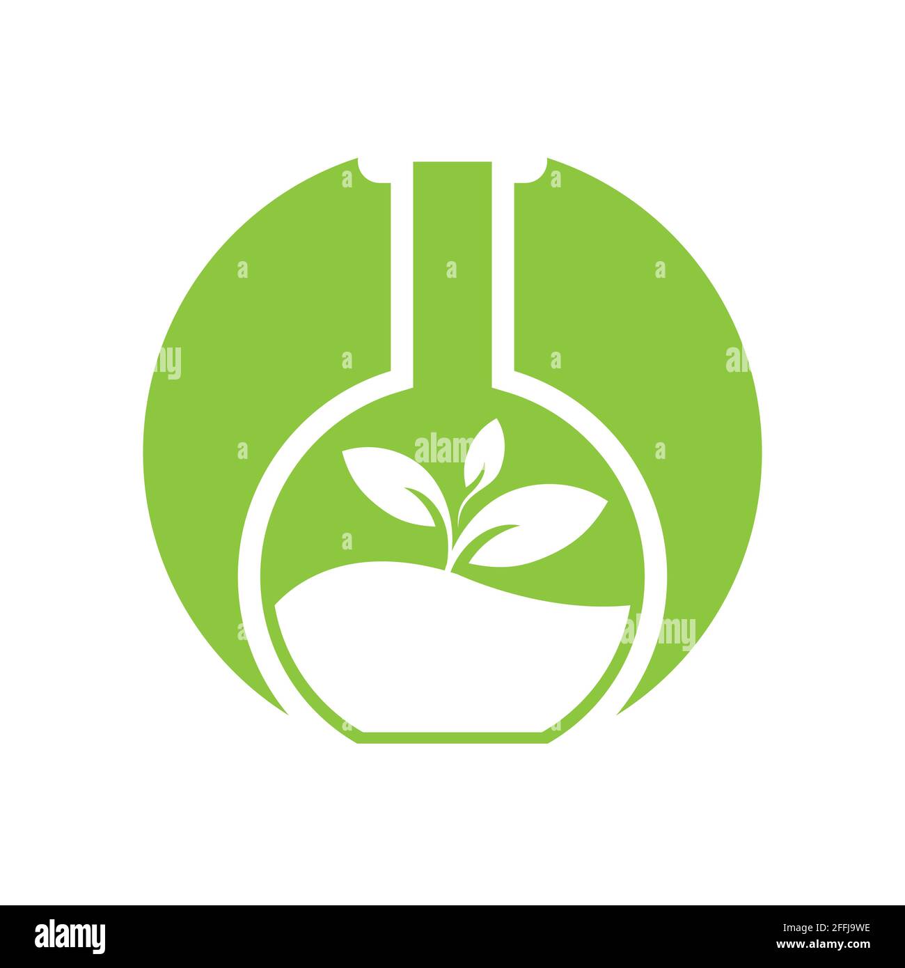 Natural medicine logo vector illustration design template Stock Vector ...