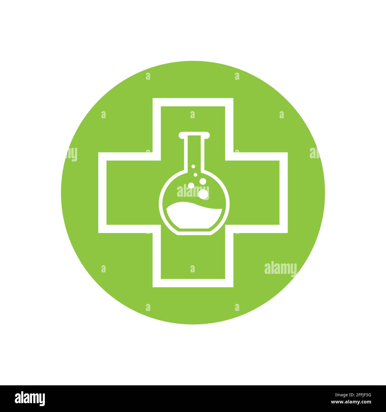 Natural medicine logo vector illustration design template Stock Vector ...