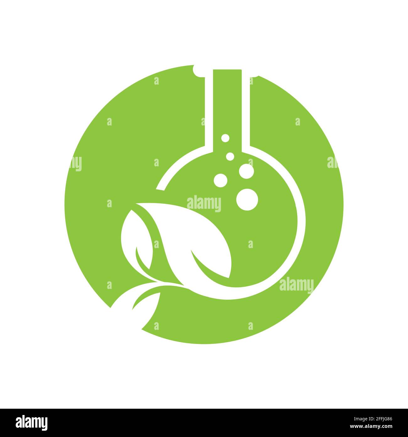 Natural medicine logo vector illustration design template Stock Vector ...