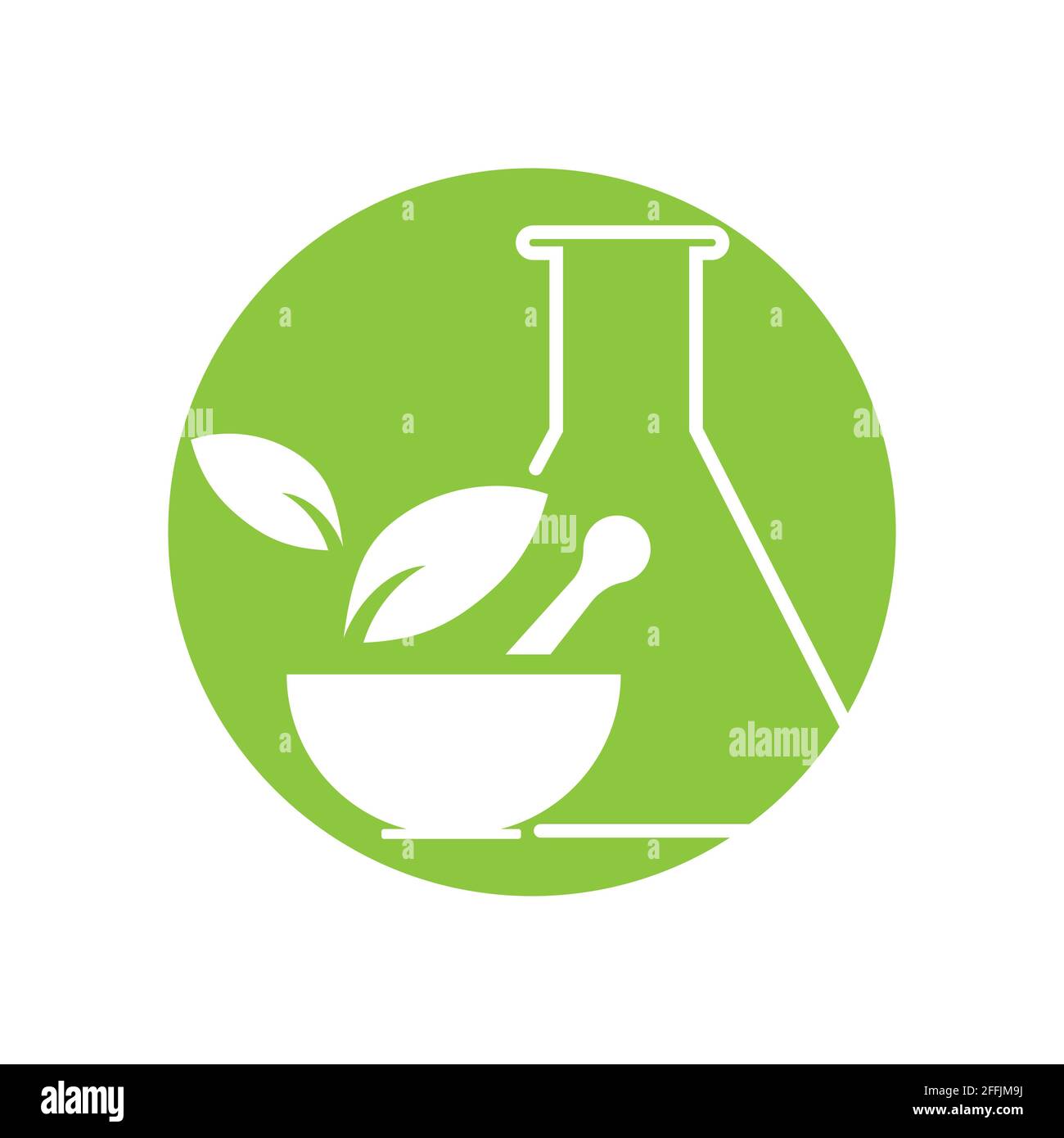 Natural medicine logo vector illustration design template Stock Vector ...