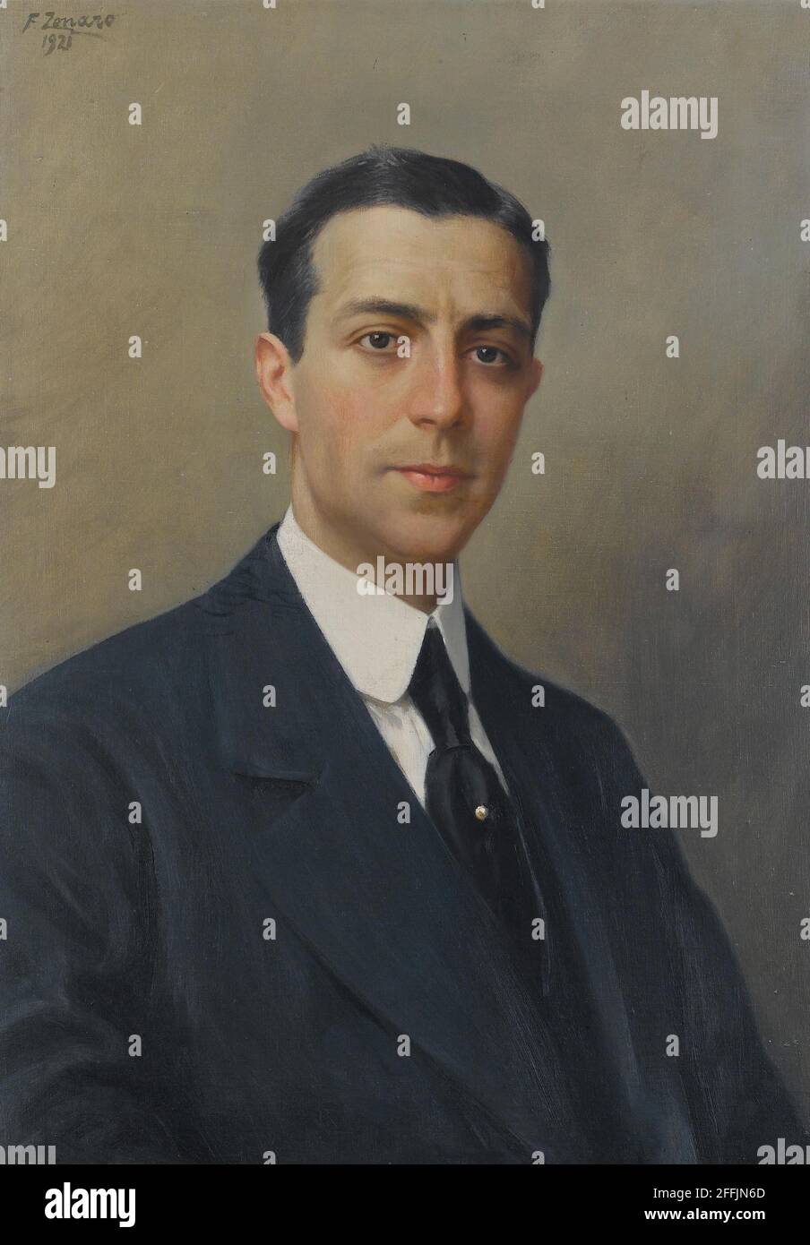 Fausto Zonaro (Italian, 1854-1929) Ritratto di uomo Stock Photo - Alamy
