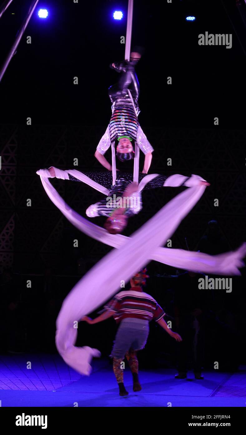 Tokyo, Japan. 24th Apr, 2021. Performers including disabled persons ...