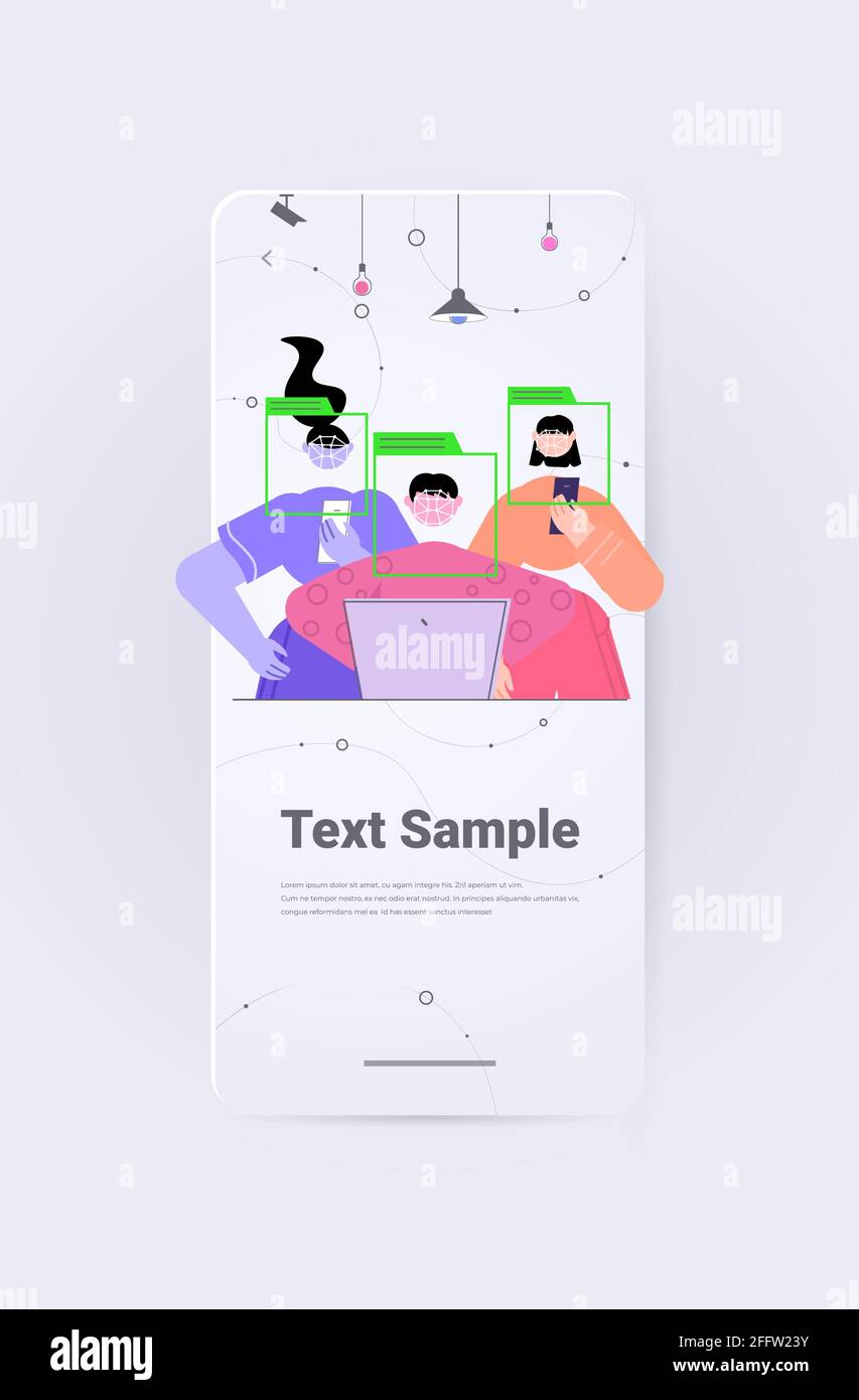 businesspeople team using digital gadgets security camera surveillance cctv system