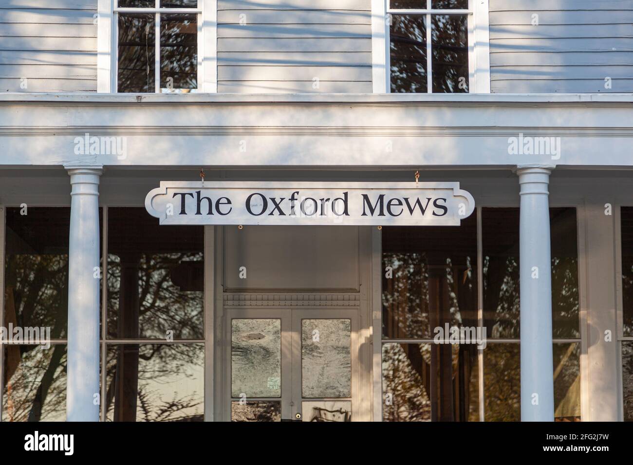 Oxford MD USA 04 16 2021: Oxford Maryland is a small waterman town