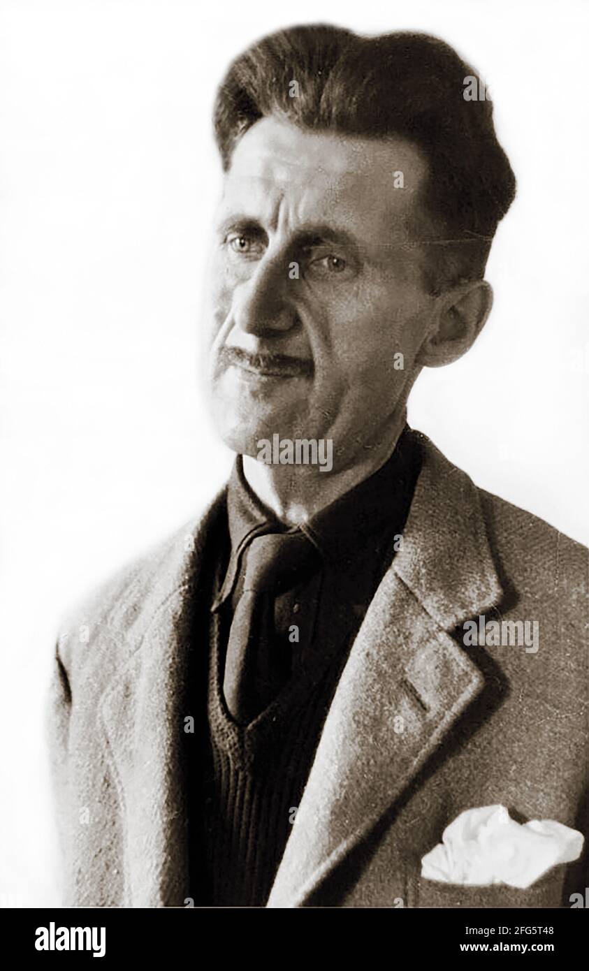 George Orwell, 1947 by Celestial Images Stock Photo