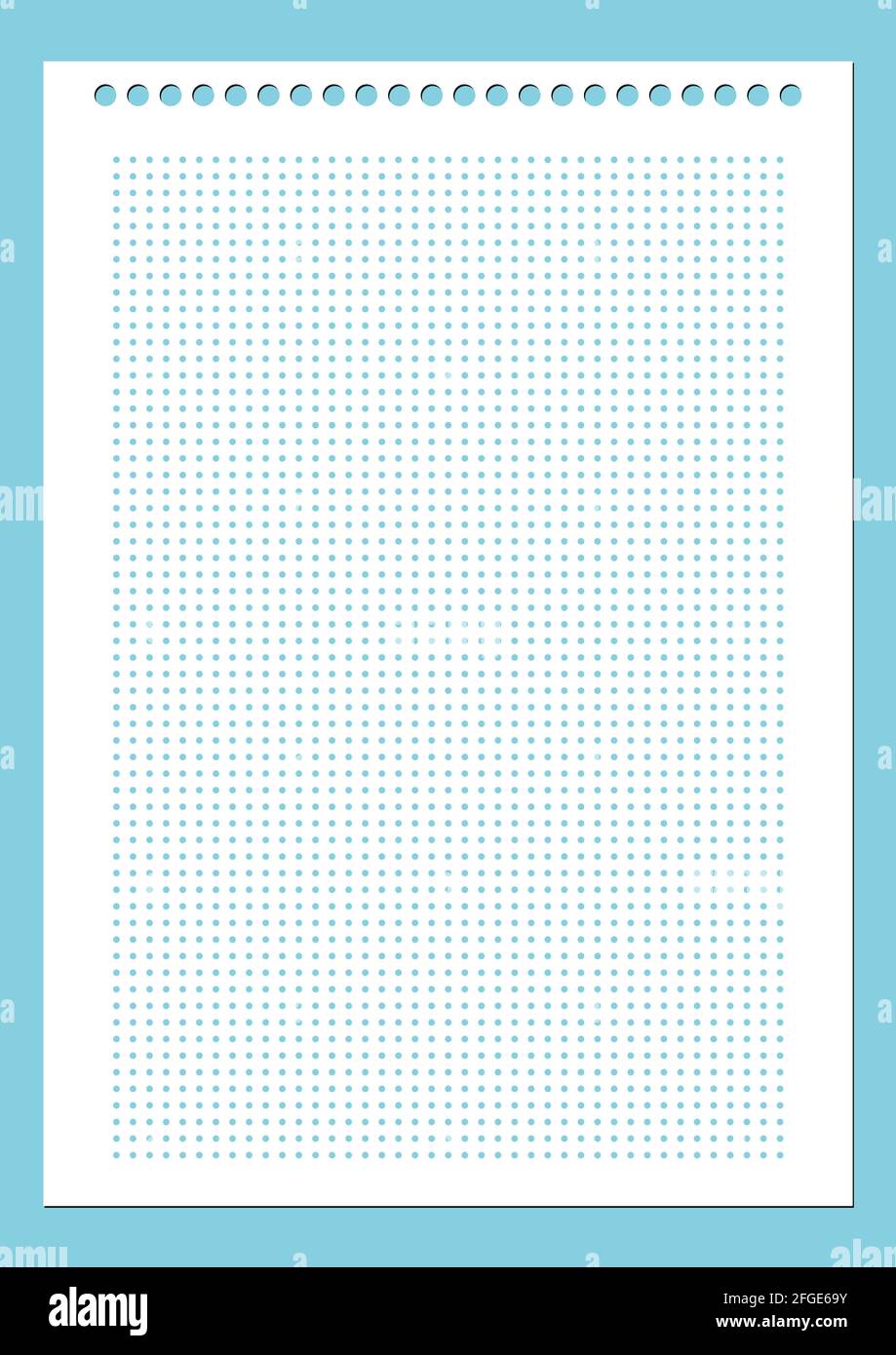 Grid paper. Dotted grid on white background. Abstract dotted ...